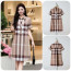 #버버리 [ B*RBERRY ] 클래식 노바체크 패턴 셔츠 원피스 입고💢 #여성의류 #원피스