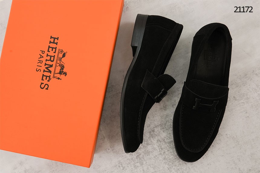 🔆 [HERMES] 에르메스 스웨이드 PARIS 파리 남성 로퍼 🔆