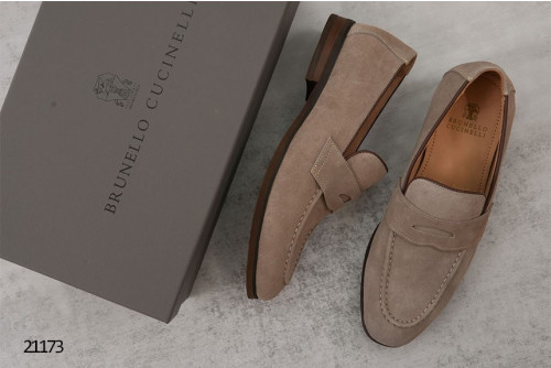 🔆 [BRUNELLO CUCINELLI] 브루넬로 쿠치넬리 스웨이드 소프트 페니 로퍼 버프 🔆