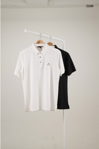 🔆 [LORO PIANA] 로로피아나 실리콘 패치 썸머 쿨링 카라 반팔 티셔츠 🔆