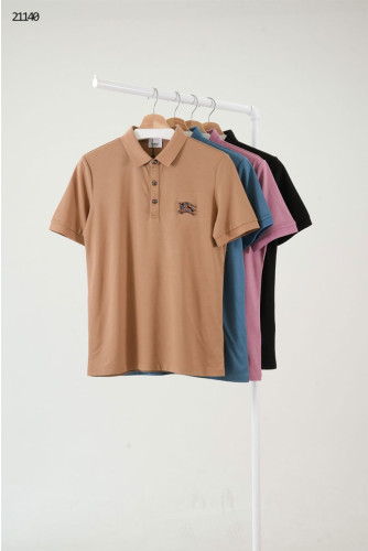 🔆 [BURBERRY] 버버리 EDK 세닐 자수 썸머 카라 반팔 티셔츠 🔆
