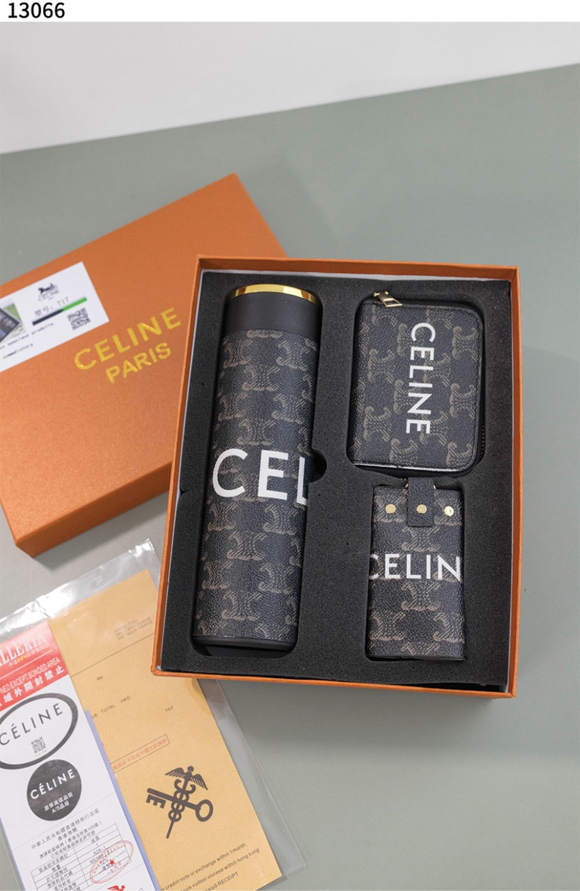 #셀린느 [CELINE] 한정판 텀블러 & 키 홀더 & 카드지갑 3종 세트 신상입고💢 #지갑 #키홀더 #텀블러 #13066