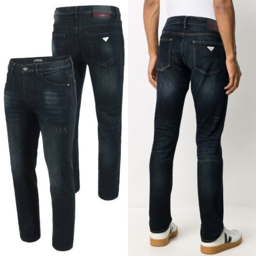 타이거 프린팅 워싱 청바지 PR-3799
