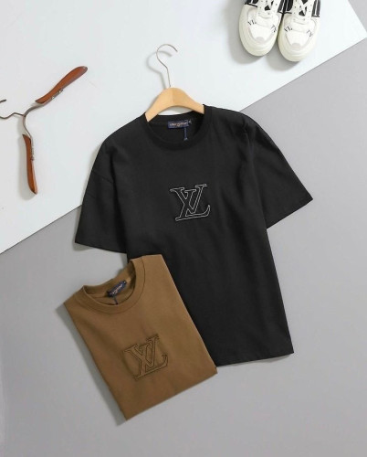 로고 라인스톤 반팔 티셔츠 LOU-2709