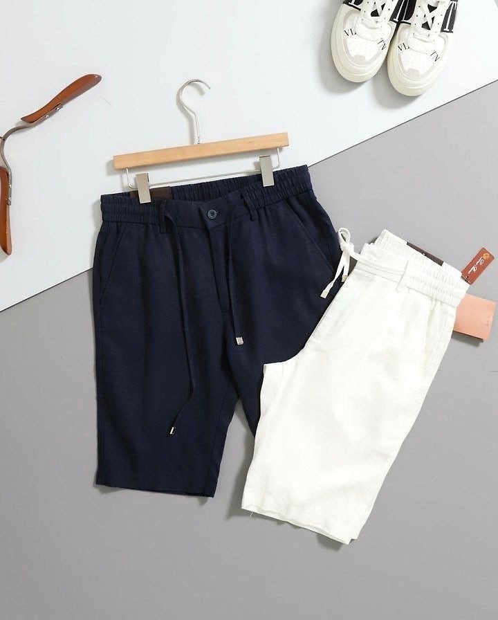린넨 데일리 하프 팬츠 LO-327