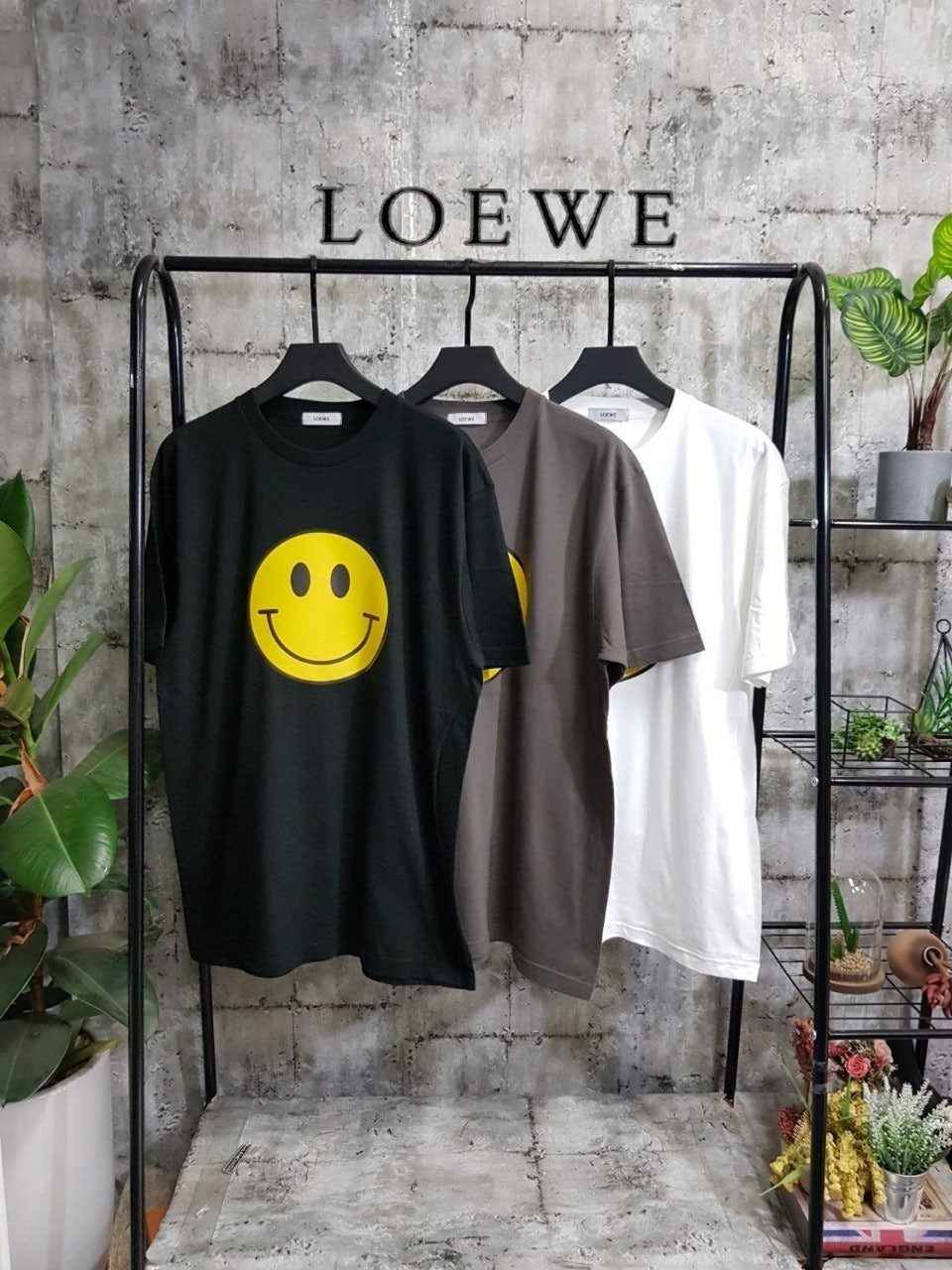 스마일로고 반팔 LOE-518