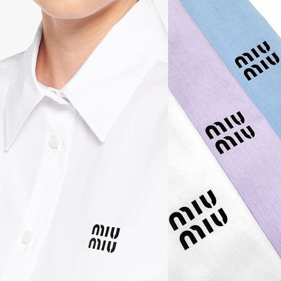여성 영문로고 반팔셔츠 MU-494