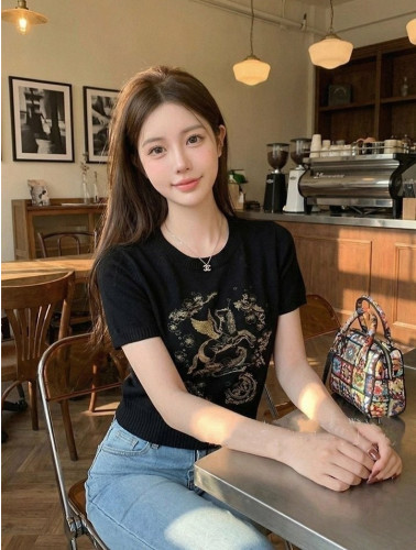 💕 디* 페가수스 별자수 니트