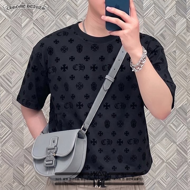💕 크* 전판 패턴 티셔츠