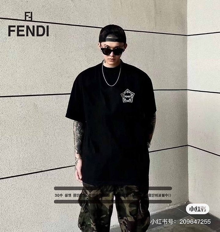 💕 펜* F 육각 디자인 티셔츠
