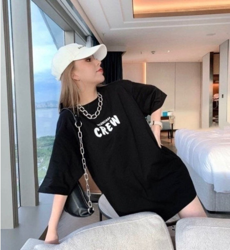 💕 발**** 앞나염 크루 반팔티