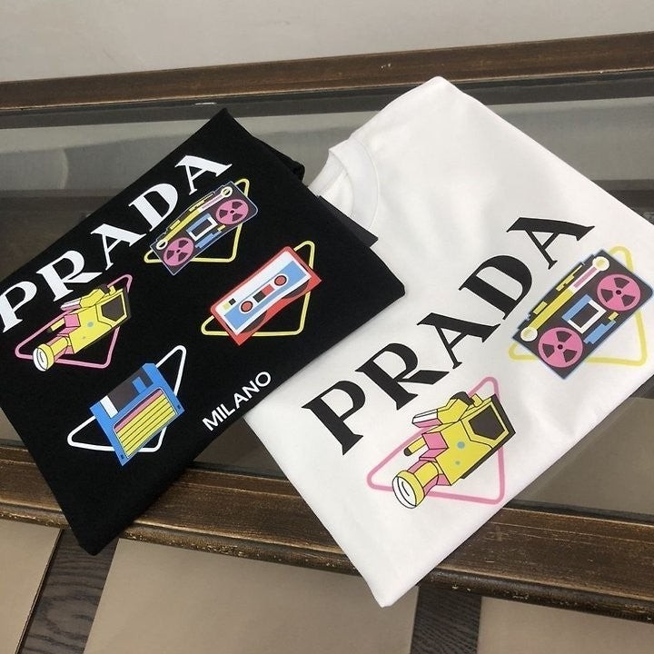💕 프** 멀티 카세트 나염 반팔티