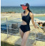 💕 샤* 빌 체인 컷 아웃 모노키니