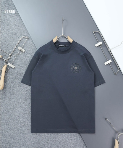 🍀 [Chrome Hearts] 크롬하츠 세메터리 멀티 크로스 라운드 반팔 티셔츠 🍀